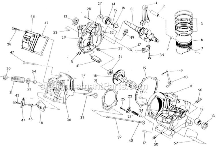 Page A Diagram and Parts List for 0503-0  Briggs and Stratton Pressure Washer
